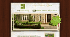 Desktop Screenshot of hoylandscaping.com